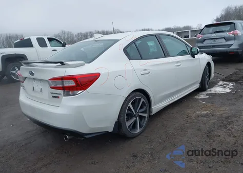 2020 Subaru Impreza Sport z USA, uszkodzony, nr VIN 4S3GKAL64L3602708